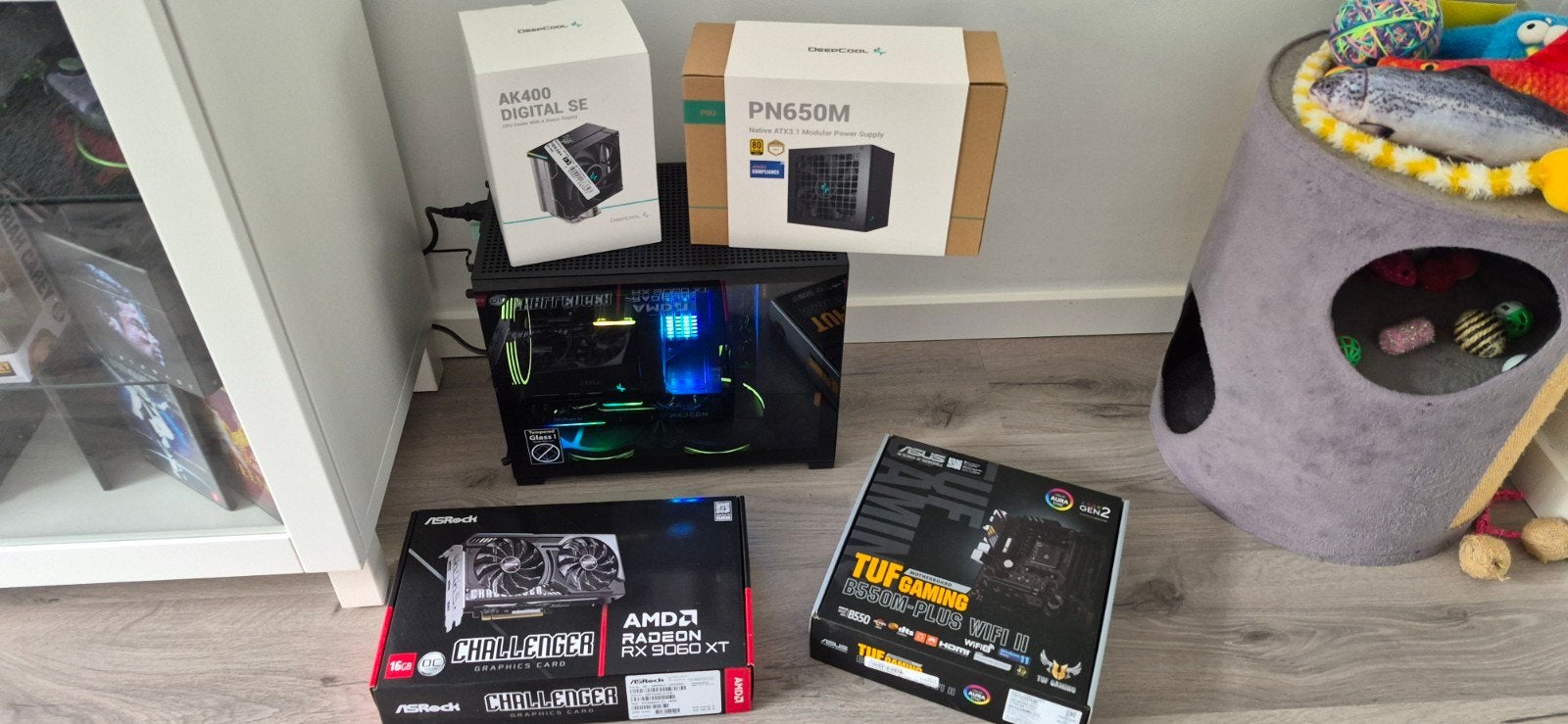 Gaming PC met AMD Radeon RX 6600 XT en ASUS TUF Gaming, Ophalen, ASRock, ASUS, DeepCool, Nieuw, Onbekend