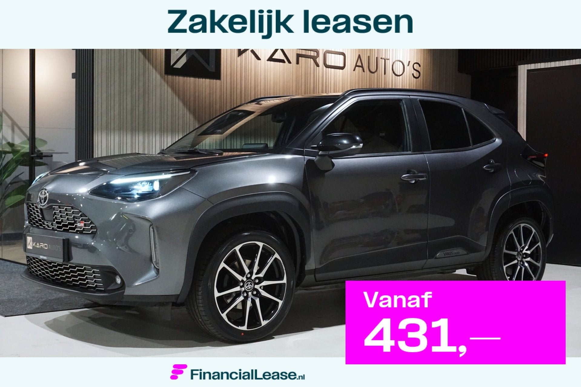 Toyota Yaris Cross 1.5 Hybrid GR Sport Pano HUD JBL Cam VOL, Stof, Gebruikt, 1490 cc, 93 pk