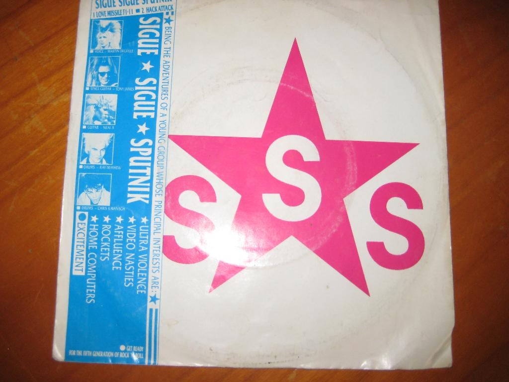 Sigue + Sigue + Sputnik: I love missile, Cd's en Dvd's, Vinyl Singles, Ophalen of Verzenden, Zo goed als nieuw, Pop, Single