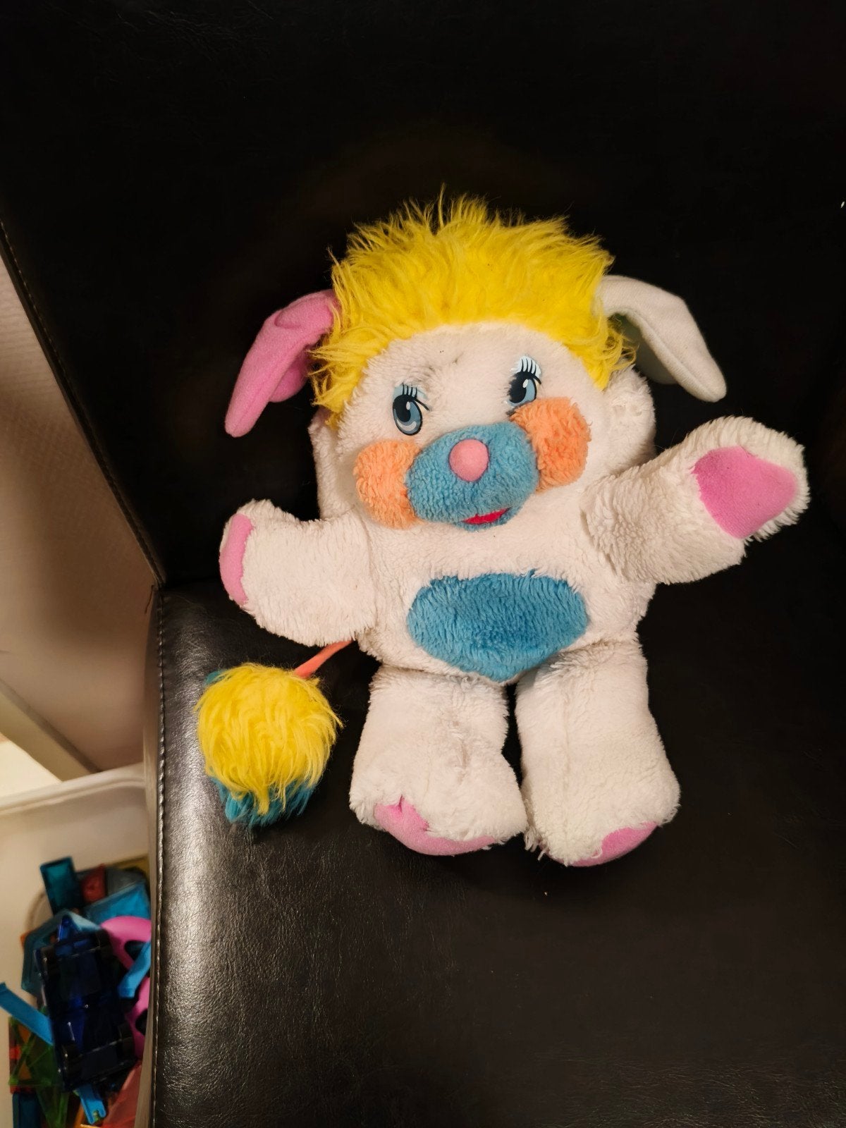 Vintage Puffball Popple jaren '80 knuffel, Kinderen en Baby's, Speelgoed | Knuffels en Pluche, Gebruikt, Overige merken, Overige karakters