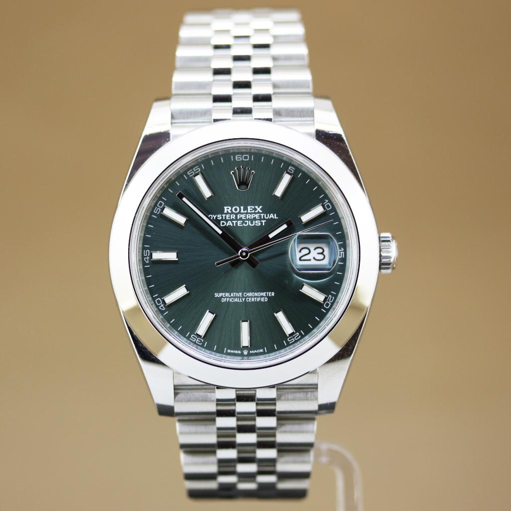 Rolex Datejust 41 126300 Green Jubilee