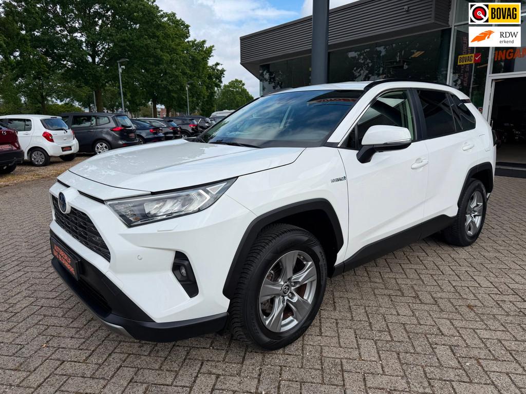 Toyota RAV4 2.5 Hybrid Business, Navi, LED, Stoelverwarming,, Stof, Gebruikt, Zwart, 4 cilinders