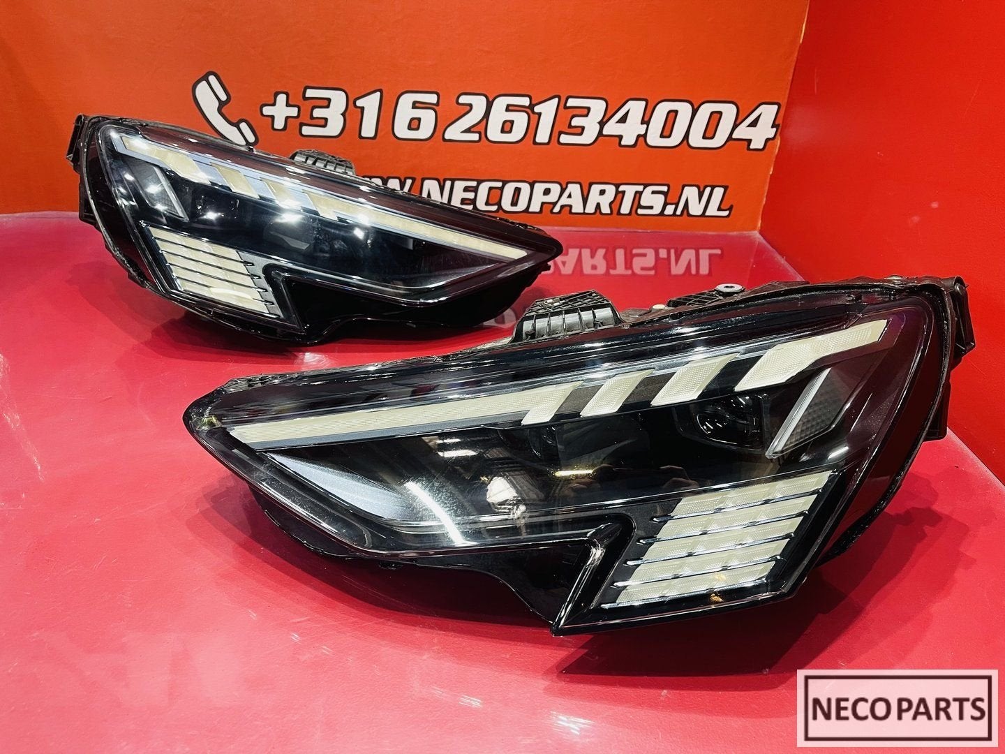 AUDI A3 RS3 8Y MATRIX LED KOPLAMPEN ORIGINEEL COMPLEET, Gebruikt, -, -, -
