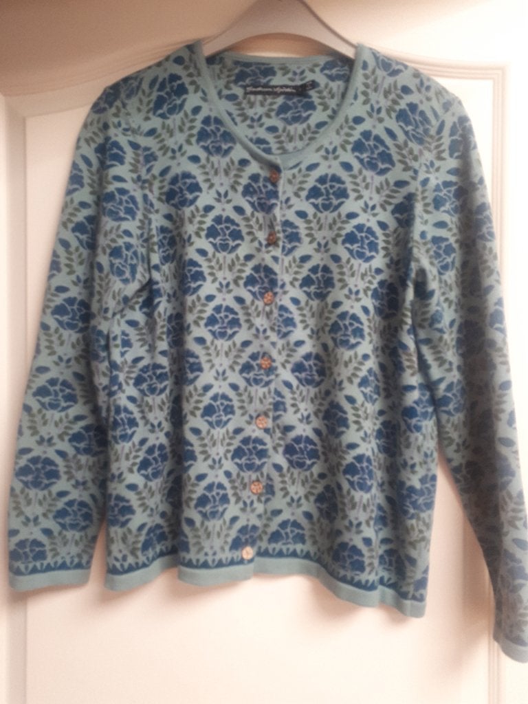 Gudrun Sjoden vest vestje blokprint india katoen, Kleding | Dames, Maat 38/40 (M), Blauw, Ophalen of Verzenden, Zo goed als nieuw