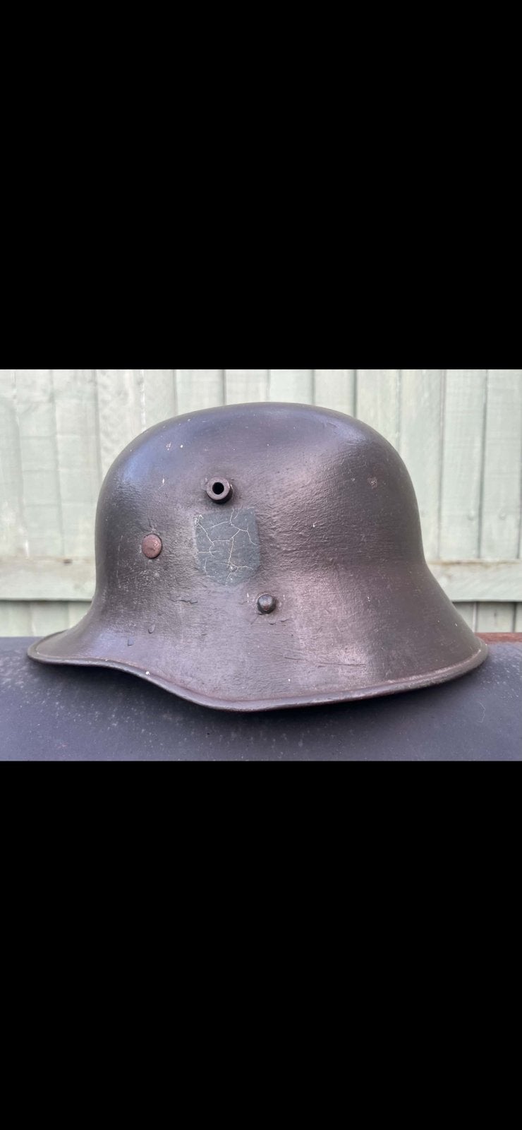 Duitse helm m16 ww2 ww1 dd met eenheid, Verzamelen, Ophalen of Verzenden, Duitsland, Helm of Baret