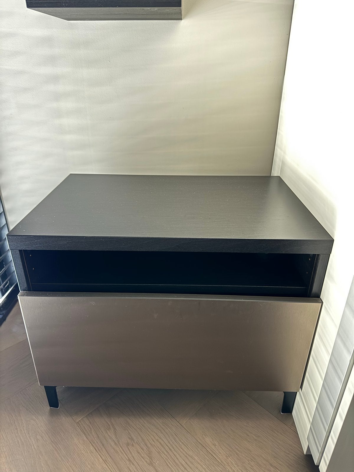 IKEA Besta Nachtkastje met lade 60x40x49cm, Ophalen, Gebruikt, 45 tot 65 cm, Minder dan 55 cm