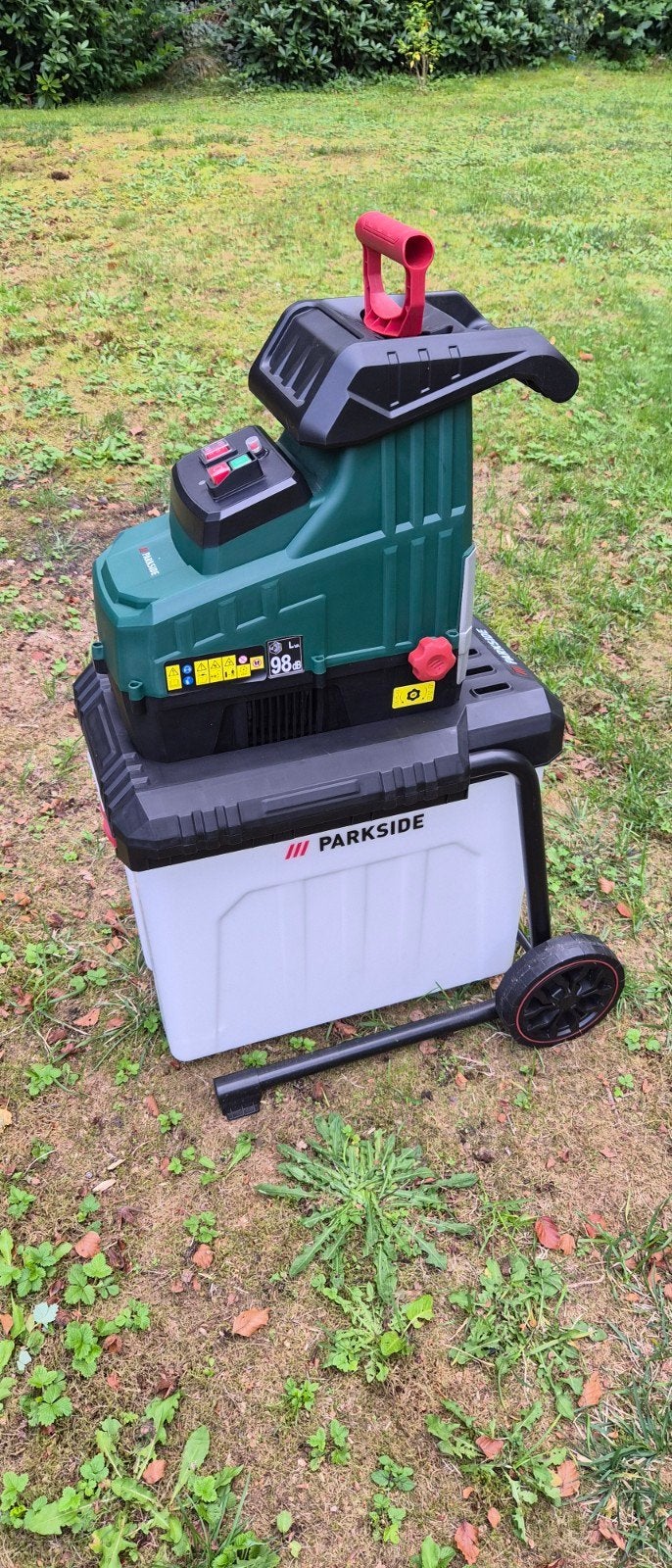 Elektrische hakselaar 2800W, Ophalen, Met opvangbak, Elektrisch, Parkside