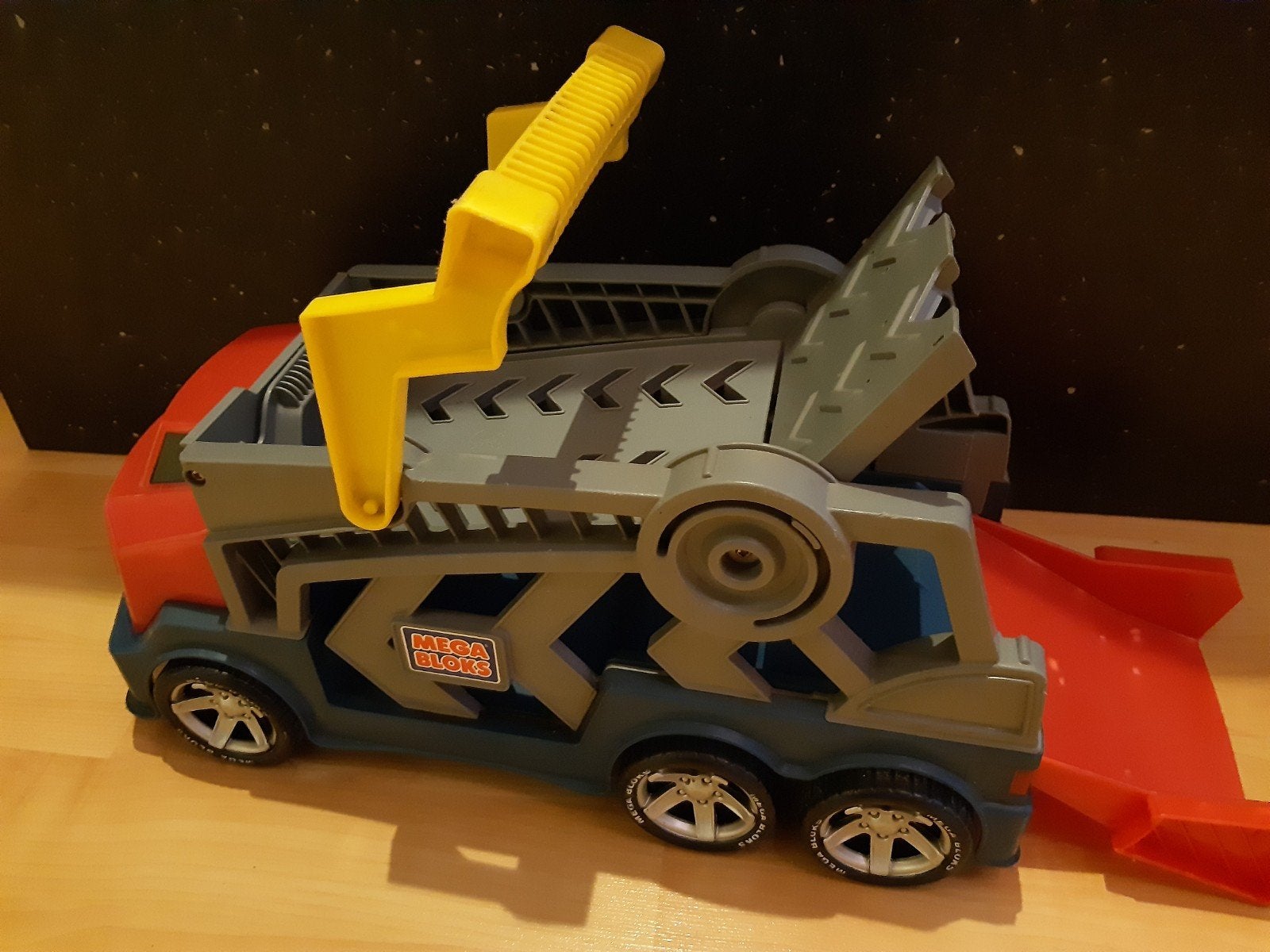 Mega Bloks Bouwplaats Vrachtwagen Speelgoed, Ophalen, Gebruikt