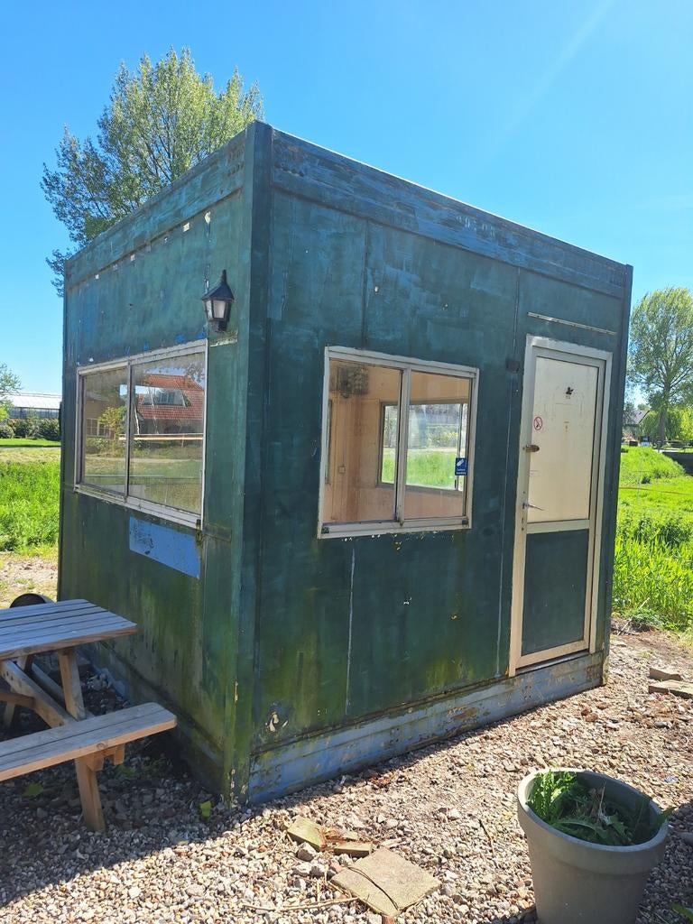 Compacte unit 3x3 meter - Ideaal als kantoor of opslag, Ophalen