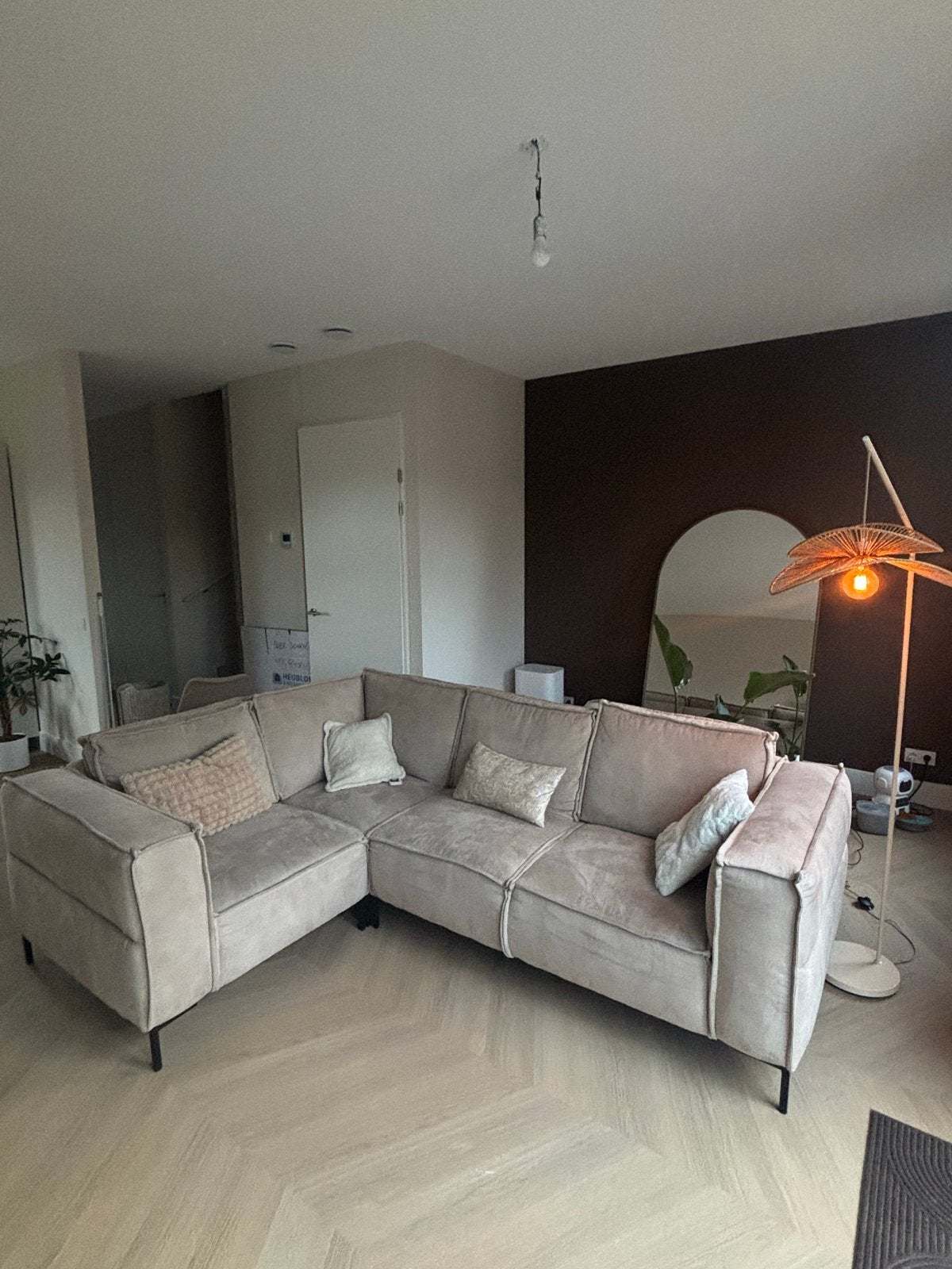 Mooie hoekbank van Seats and Sofa’s, gekocht begin 2023, Ophalen, Zo goed als nieuw, Stof