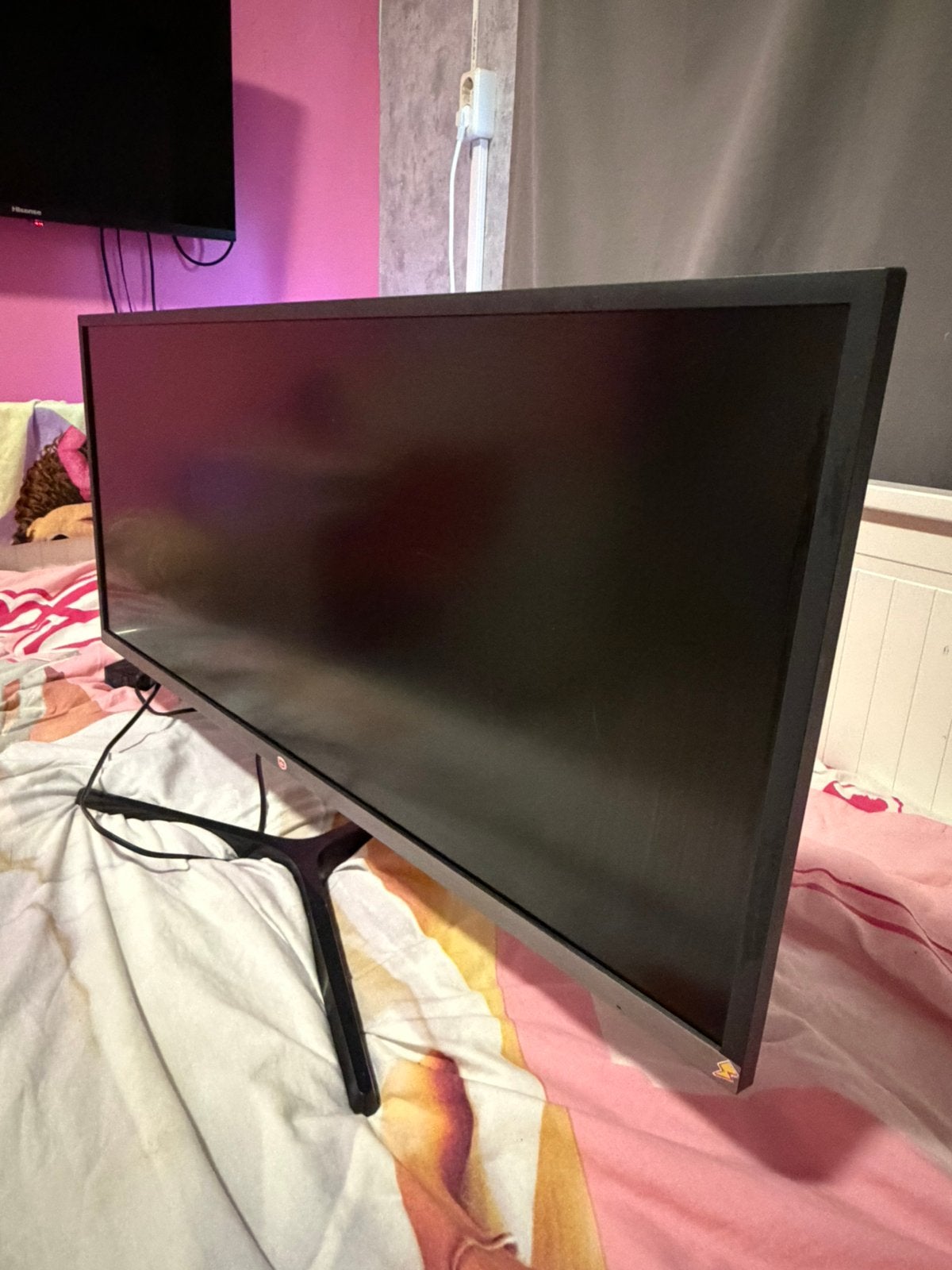 Samsung monitor S34J550WQU, Ophalen, Zo goed als nieuw, 60 Hz of minder, HDMI