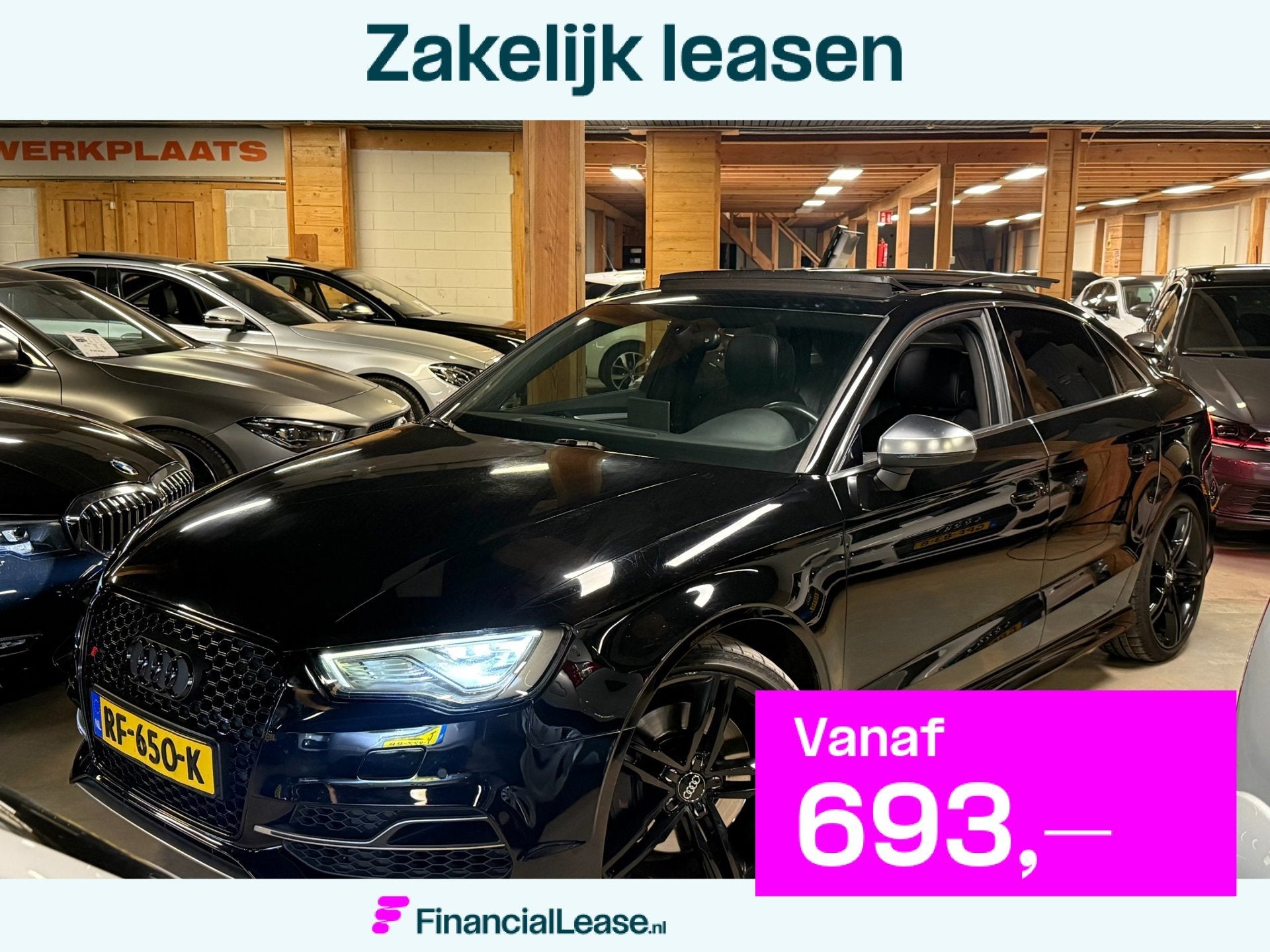 Audi S3 Limousine 2.0 TFSI S3 Quattro Pano B&O Milltek ACC K, Automaat, Gebruikt, 4 cilinders, 1984 cc