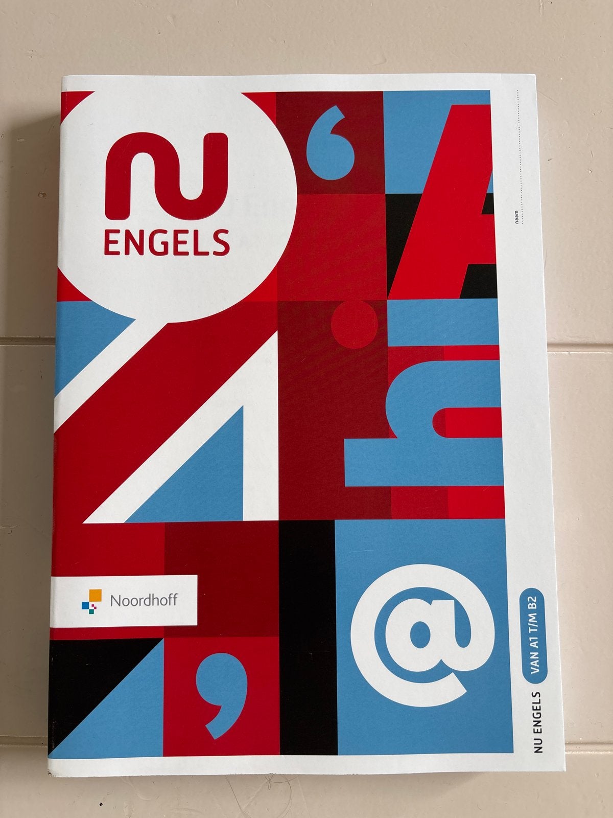 NU Engels A1 t/m B2 - Noordhoff voor MBO, Boeken, Ophalen of Verzenden, Nieuw, Non-fictie