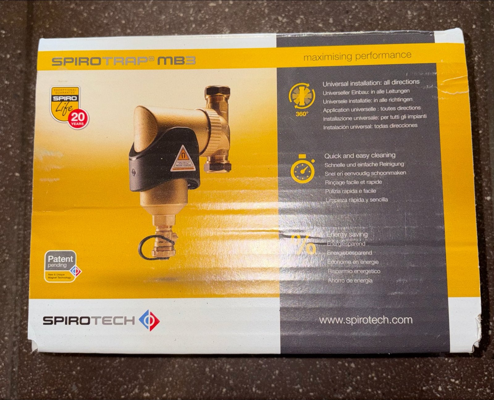 Spirotech SpiroTrap MB3 vuilafscheider, Ophalen of Verzenden, Nieuw, Overige typen