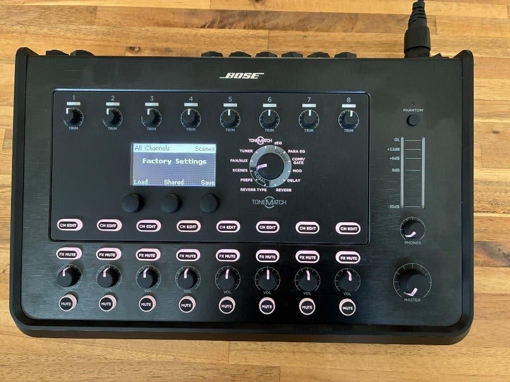 Bose T8S ToneMatch Mixer, tbv L1, hobbymatig thuis gebruikt, Ophalen, Gebruikt, 5 tot 10 kanalen, Microfooningang