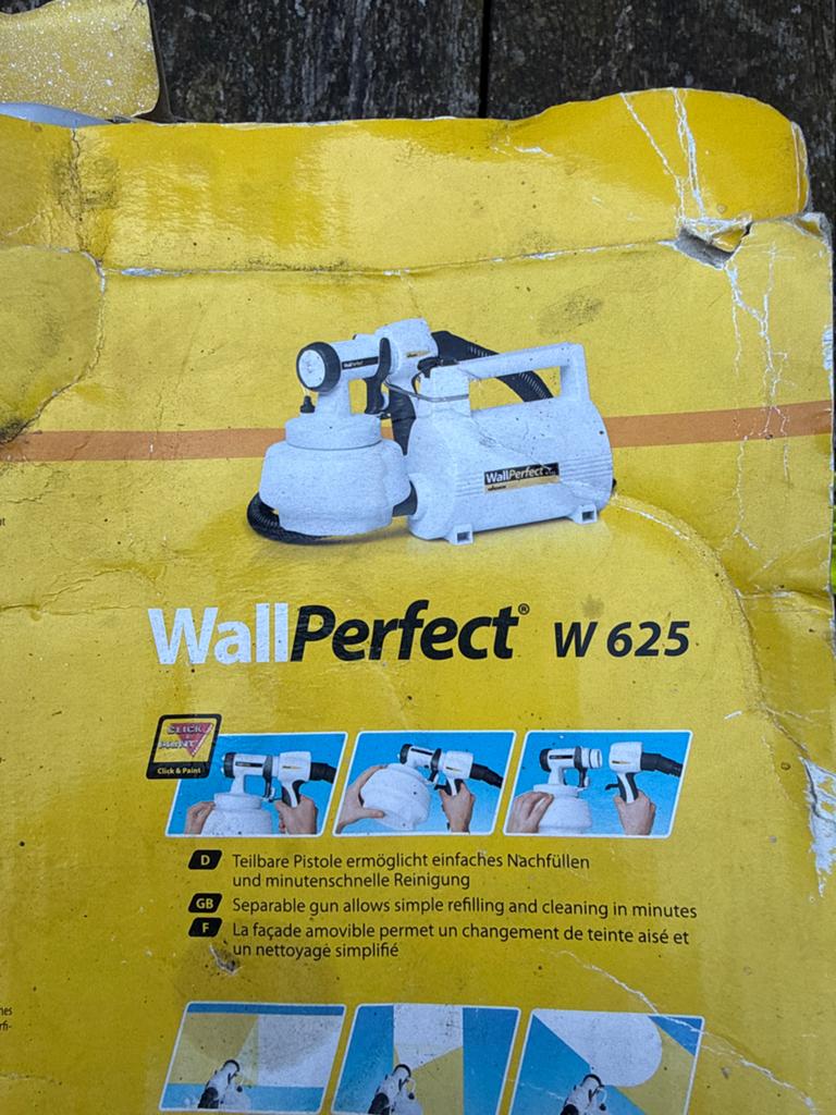 WallPerfect W 625 Verfspuit, Ophalen of Verzenden, Gebruikt, Verfspuit of Verfpomp