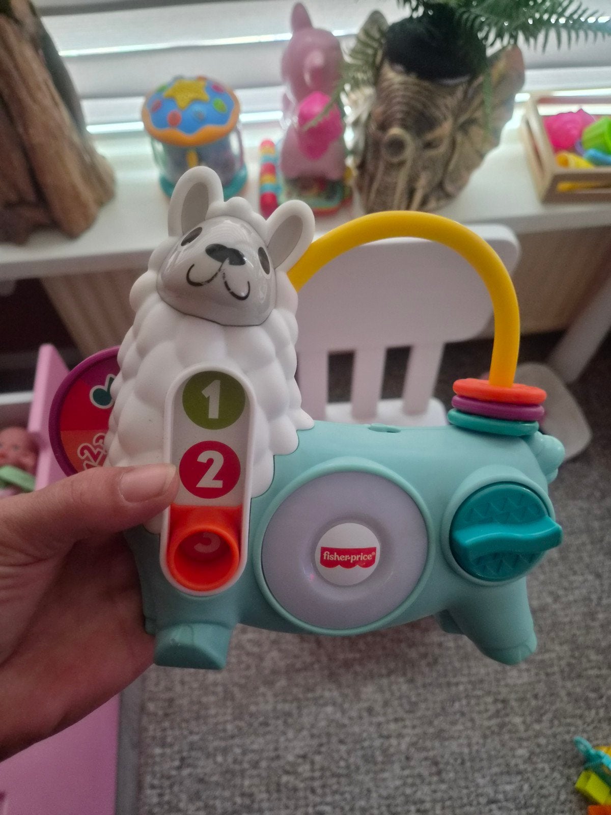 Fisher-Price Koala en Lama Muziek- en Kleurenleer Speelgoed, Kinderen en Baby's, Speelgoed | Fisher-Price, Ophalen, Gebruikt, Overige typen