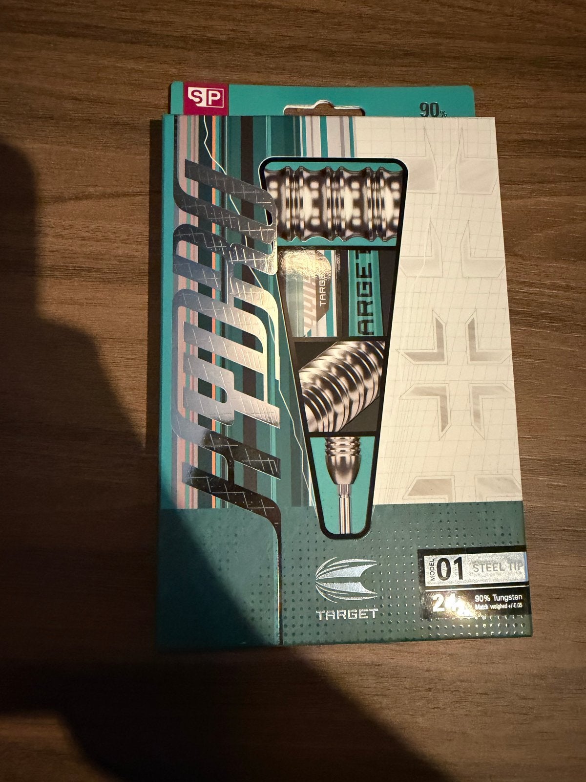 Target Darts Hydro 01 24 gram, Sport en Fitness, Darts, Ophalen of Verzenden, Zo goed als nieuw, Pijlen