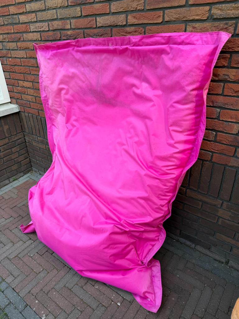 Fatboy Original Zitzak Roze - Gebruikt, Huis en Inrichting, Zitzakken, Ophalen, Gebruikt, Roze, Zitzak