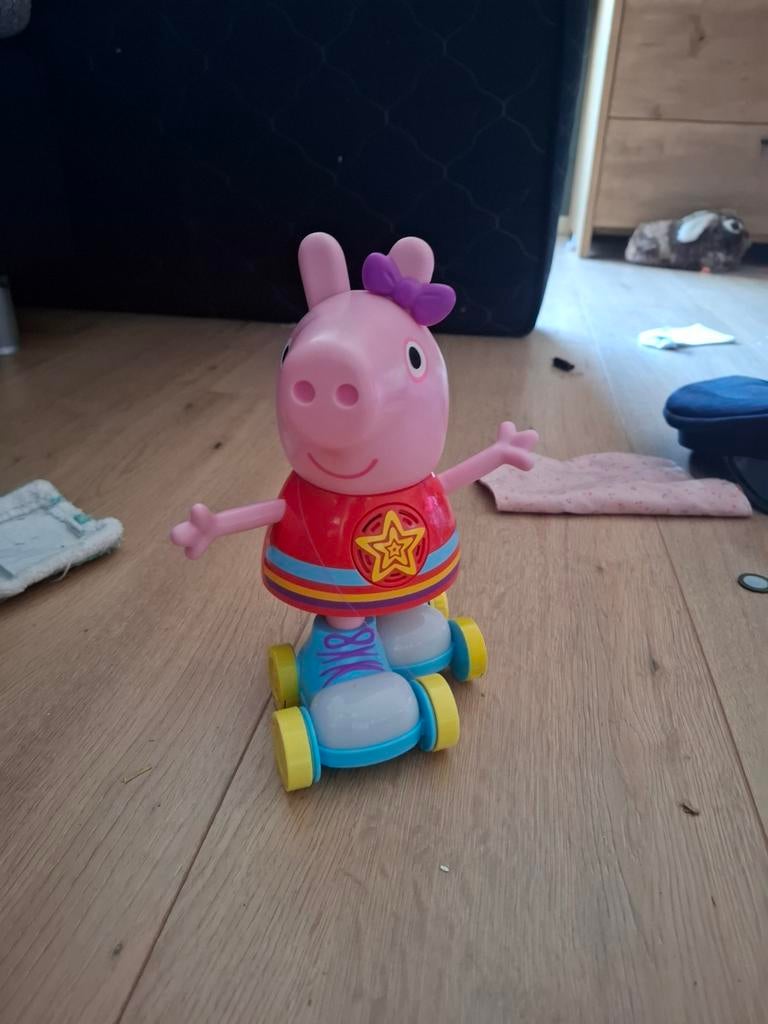 Rollerskatende Peppa Pig met licht en geluid, Ophalen, Gebruikt, Jongen of Meisje