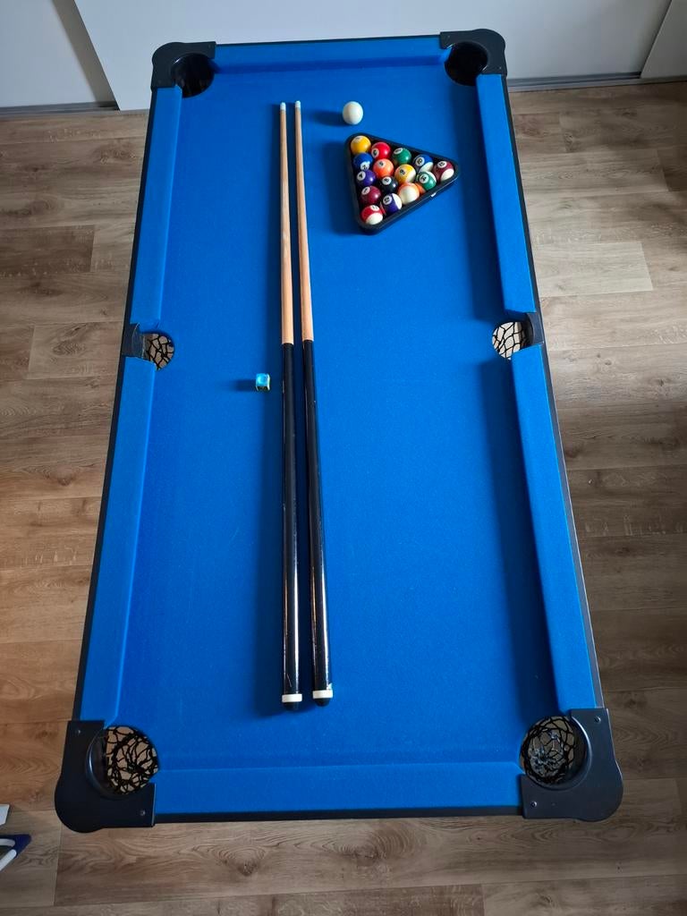 Buffalo pooltafel Rookie II 5ft compleet als nieuw, Sport en Fitness, Biljarten en Poolen, Ophalen, Zo goed als nieuw, Pooltafel