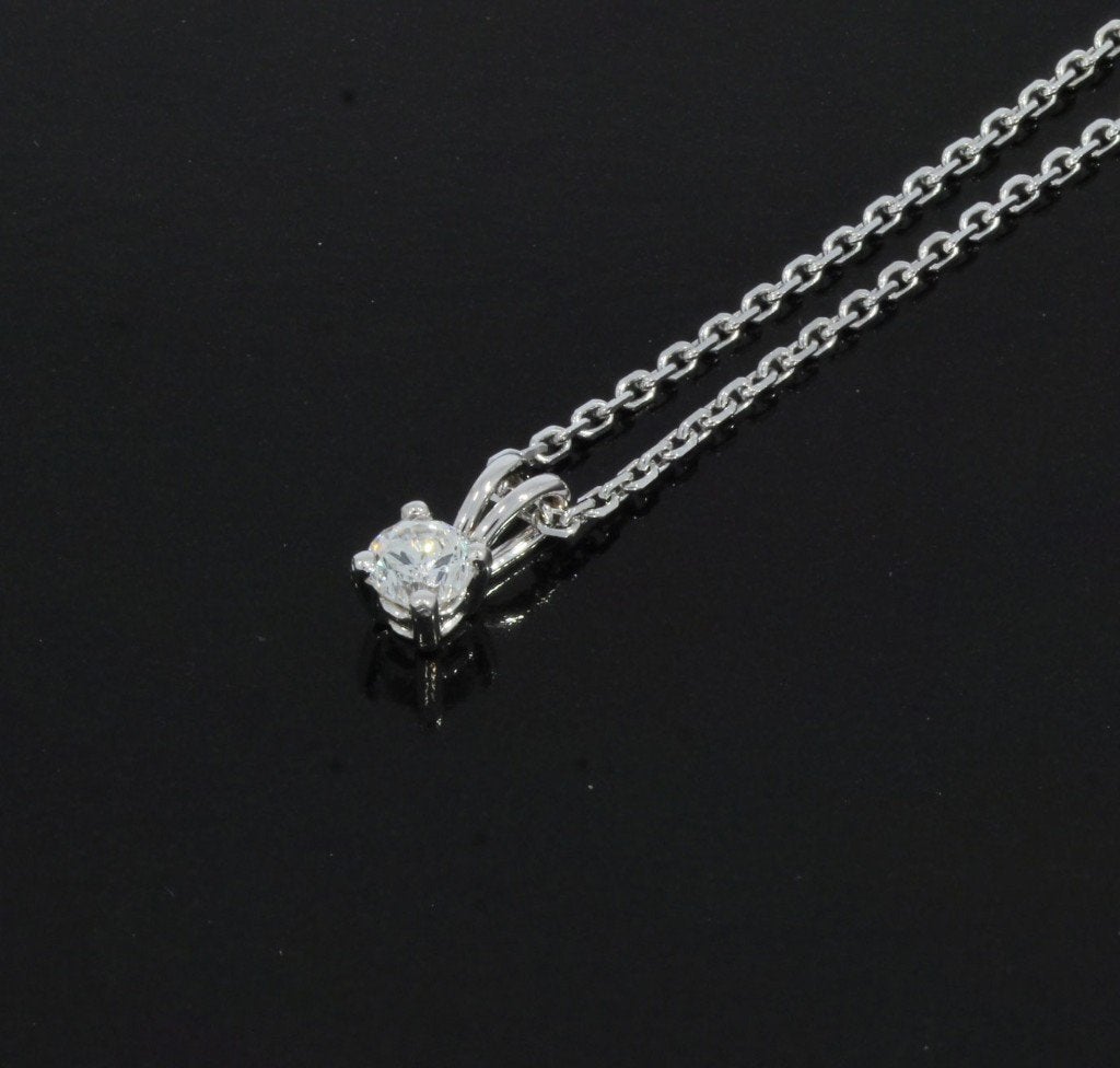 Briljant zirkonia 14k gouden anker ketting plus hanger dames, Voordeelsieraden, Nieuw, Ophalen of Verzenden, Met edelsteen