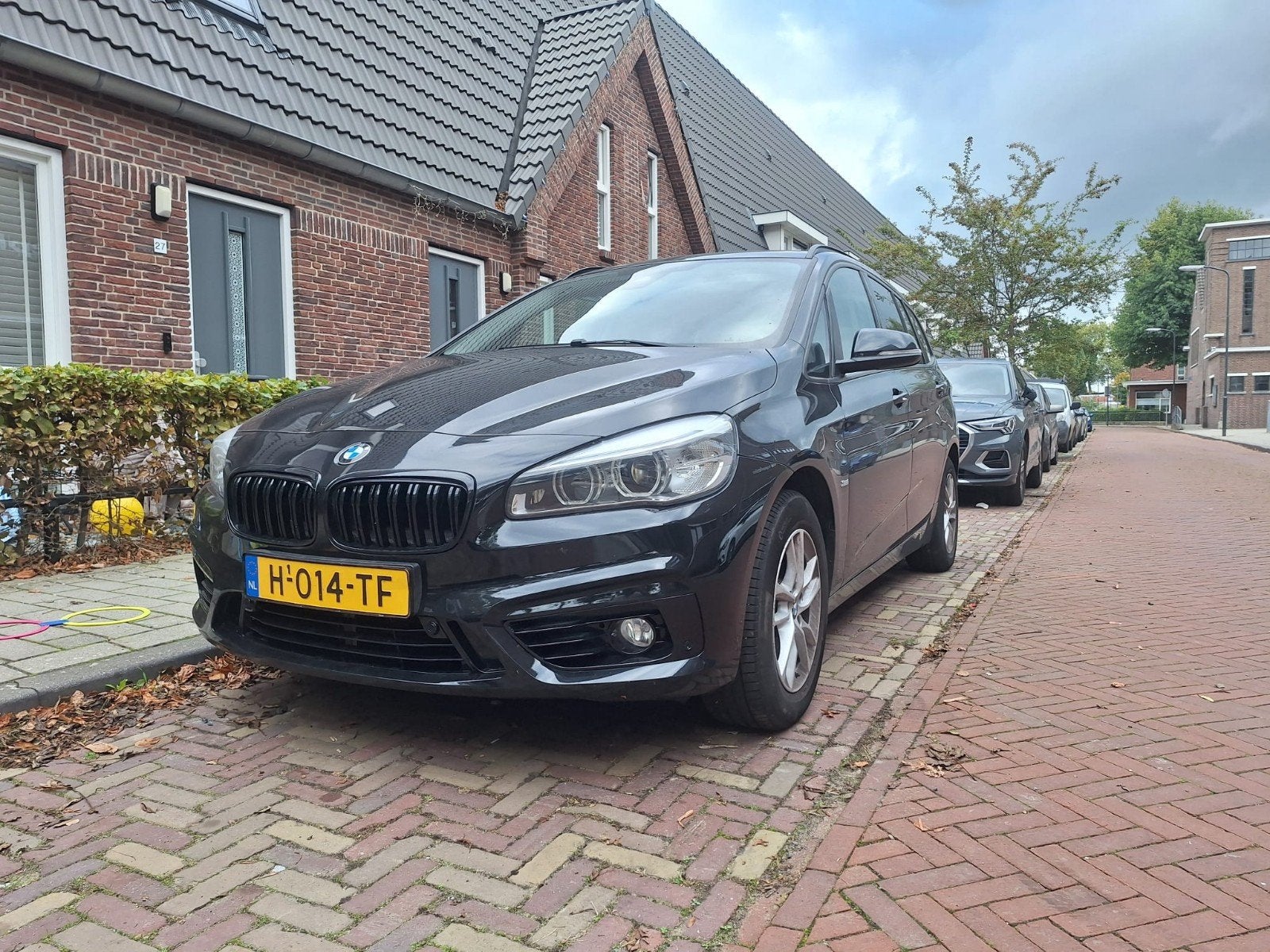 BMW 2-Serie Gran Tourer 218i Aut 7p. 12/2017 Zwart 161Dkm, Auto's, 136 pk, 2-Serie Gran Tourer, 7 stoelen, Zwart