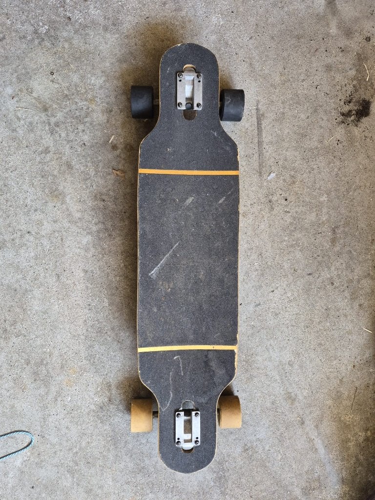 Oxelo Drop Through Longboard – Compleet – Rijdt uitstekend, Ophalen, Gebruikt, Skateboard, Longboard