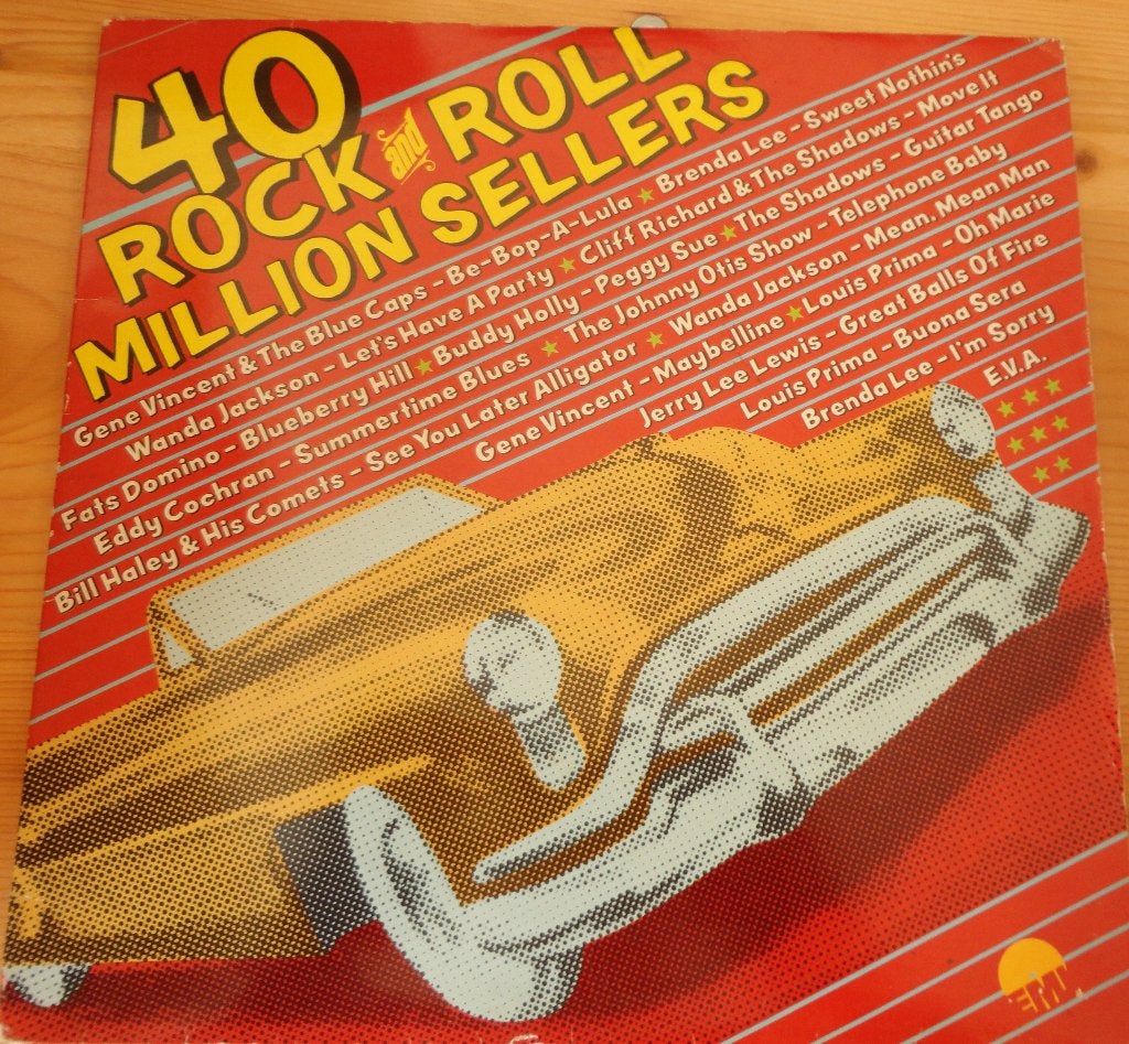 40 Rock & Roll Million Sellers (2-LP's, LP, Gebruikt, Ophalen of Verzenden, 12 inch