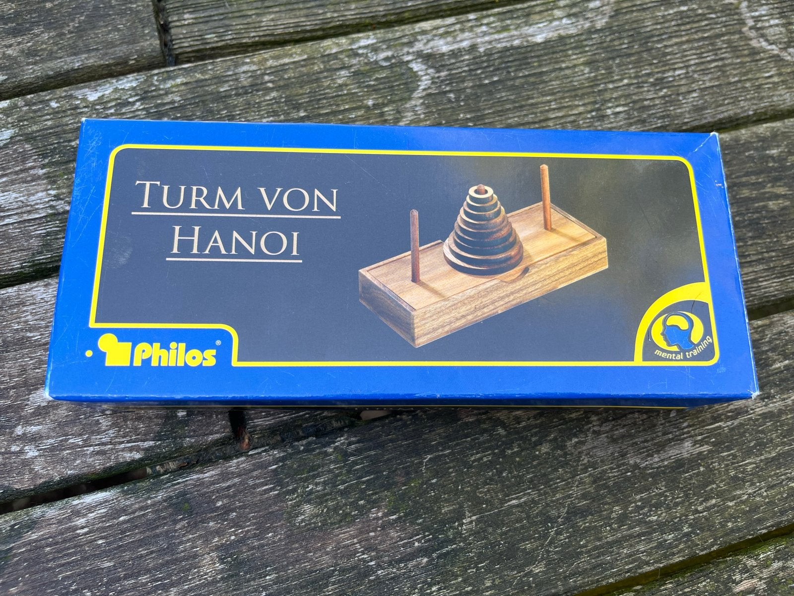 Philos Toren van Hanoi - Houten Puzzel, Ophalen of Verzenden, Gebruikt, Overige typen
