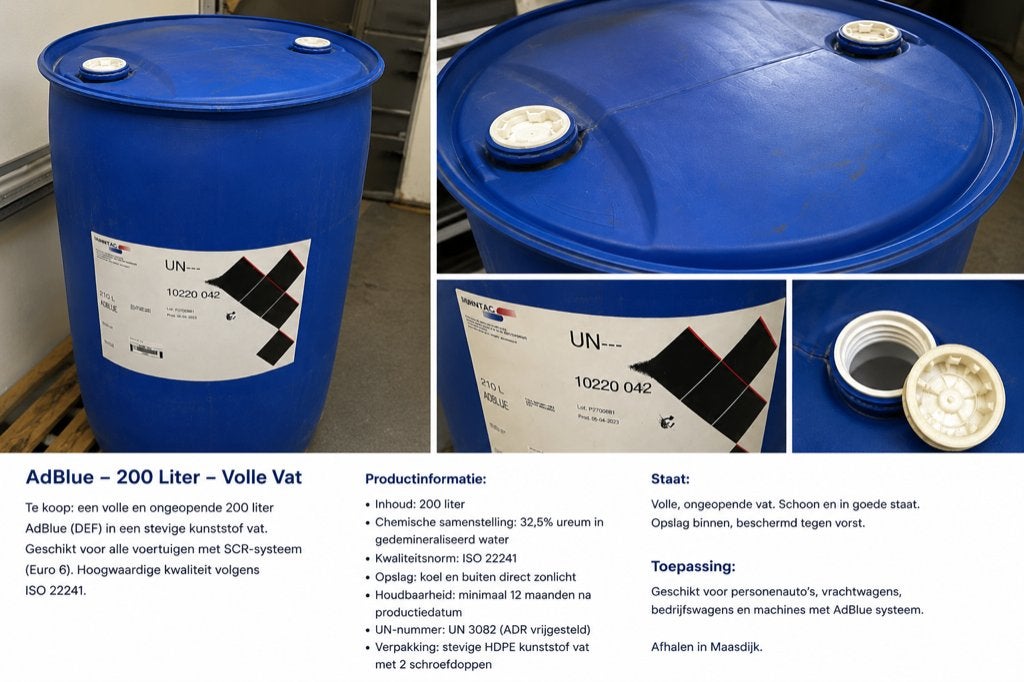 ADBLUE-Volle AdBlue Vat 200 Liter – Nieuw – Direct Leverbaar, Ophalen, TJJ, Nieuw, TJJ