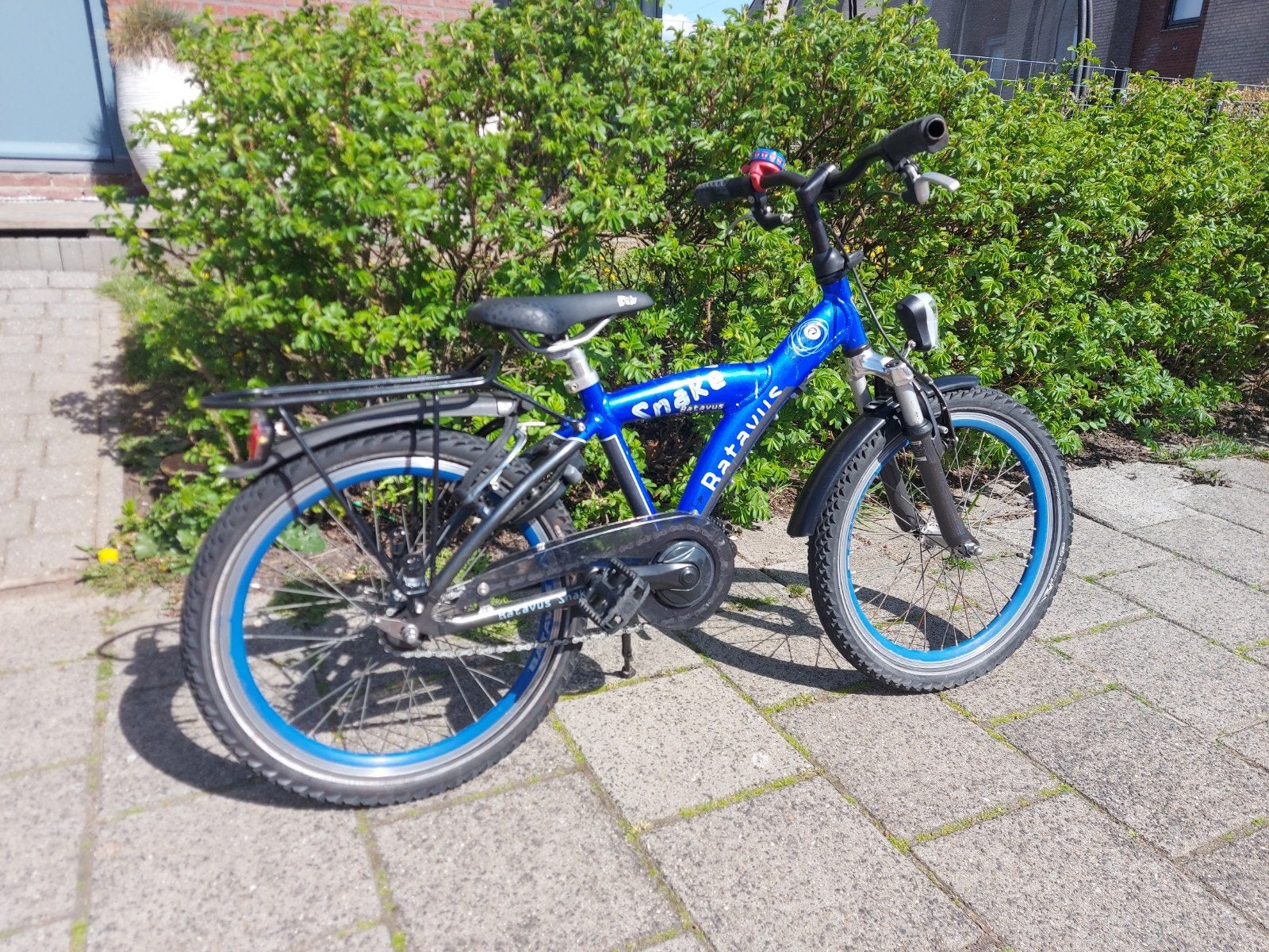 Batavus Snake 20 inch kinderfiets - Blauw, Fietsen en Brommers, Fietsen | Kinderfietsjes, Ophalen, Velgrem, Batavus, 16 tot 20 inch