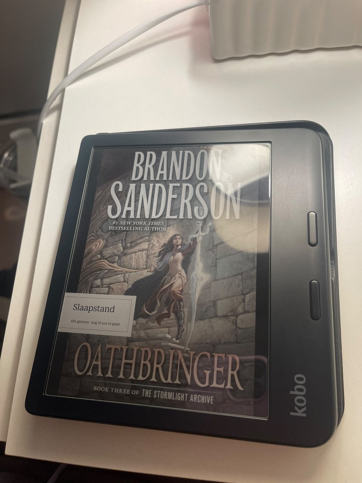 Kobo Libra Colour e-reader met hoes en kabel, Computers en Software, Ophalen, Touchscreen, Zo goed als nieuw, 7 inch