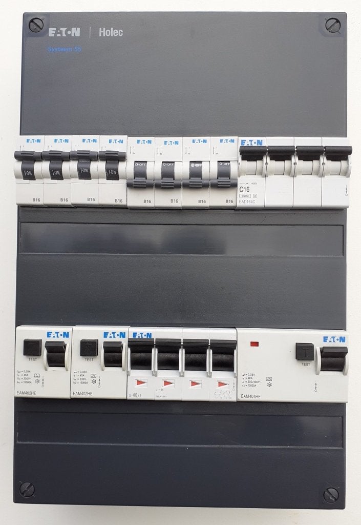 Holec Eaton 3fas Kookgroep meterkast groepenkast stoppenkast, Doe-het-zelf en Verbouw, Elektra en Kabels, Ophalen of Verzenden