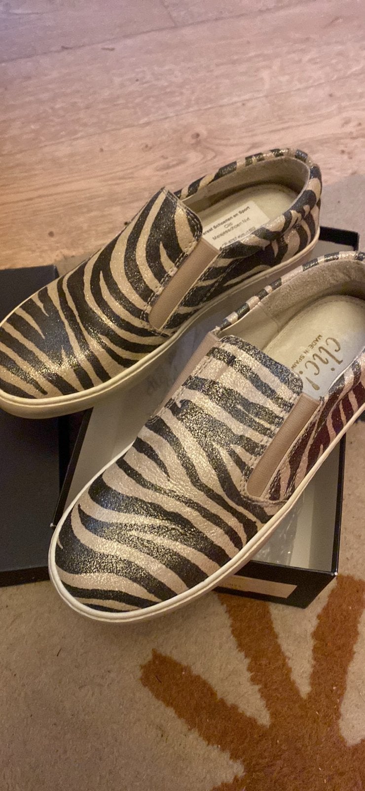 Clic meisjesschoenen met zebraprint - Maat 35, Meisje, Schoenen, Nieuw, Ophalen of Verzenden