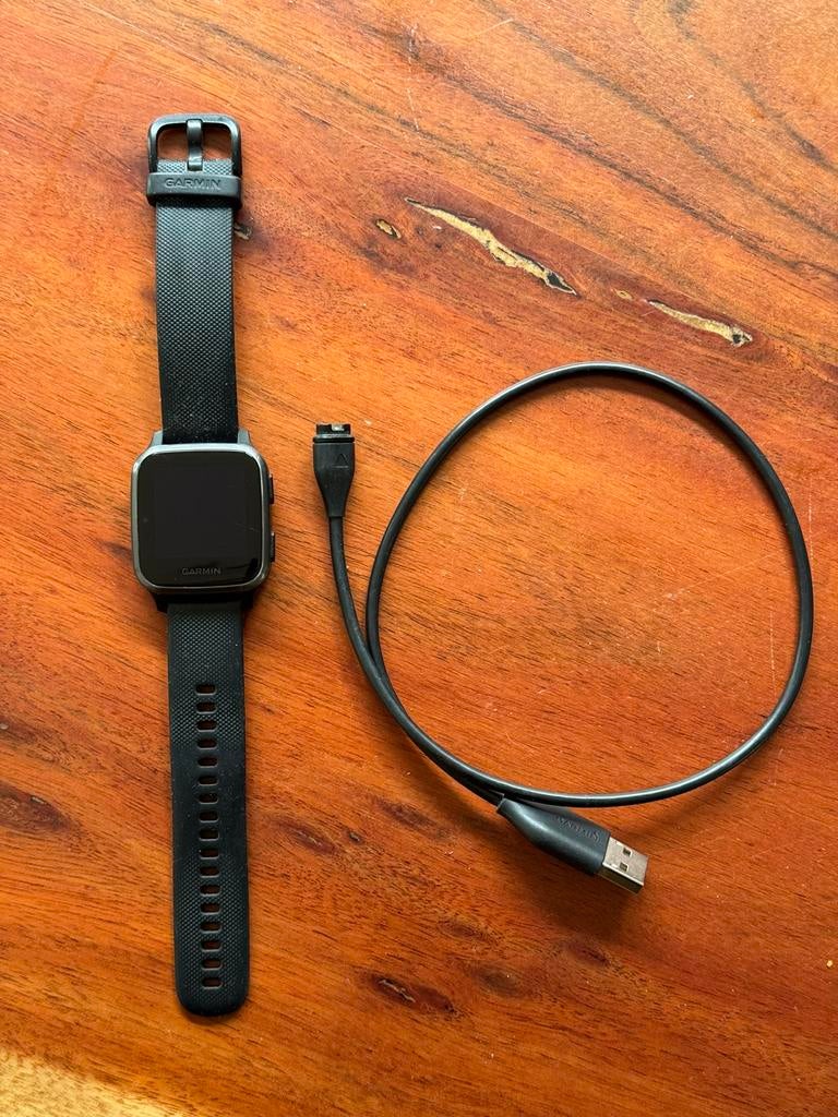 Garmin Venu Sq Music | GPS sporthorloge | Zwart, Ophalen, Gebruikt, Zwart, IOS