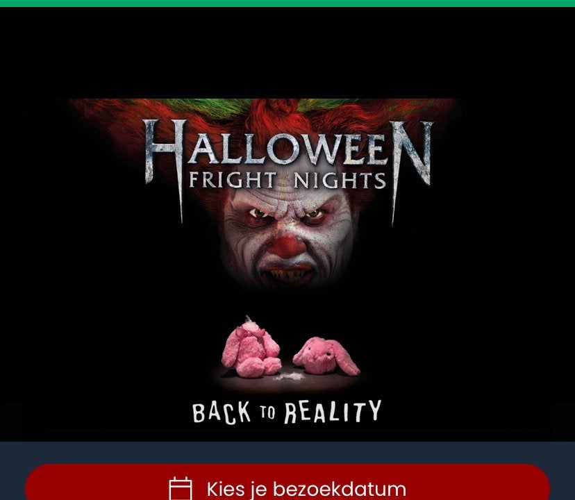 Walibi fright night 10-10 1 kaartje, Tickets en Kaartjes, Eén persoon, Overige soorten, Pretpark