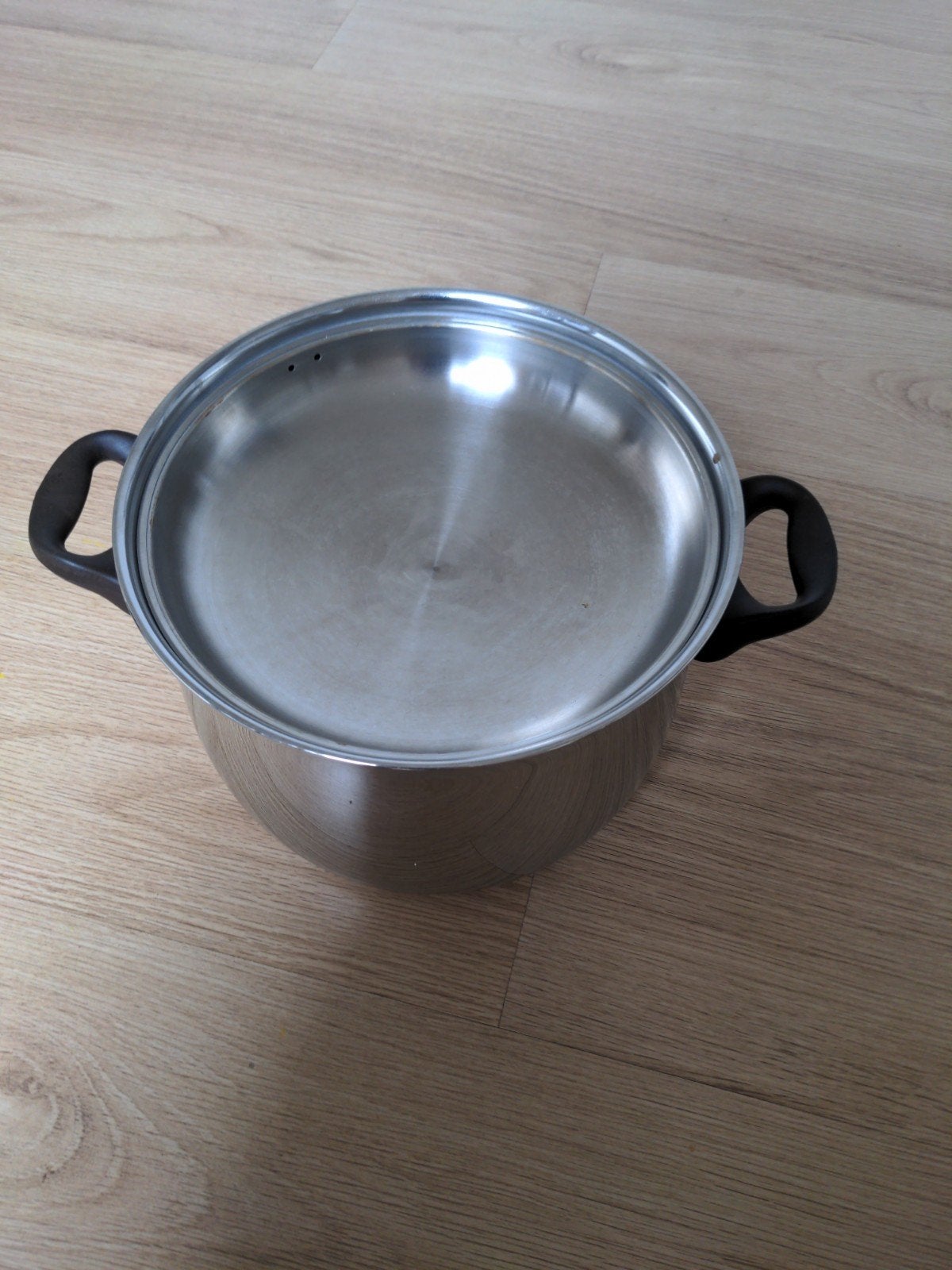 Soeppan Rvs 24 cm. doorsnede, Ophalen of Verzenden, Rvs