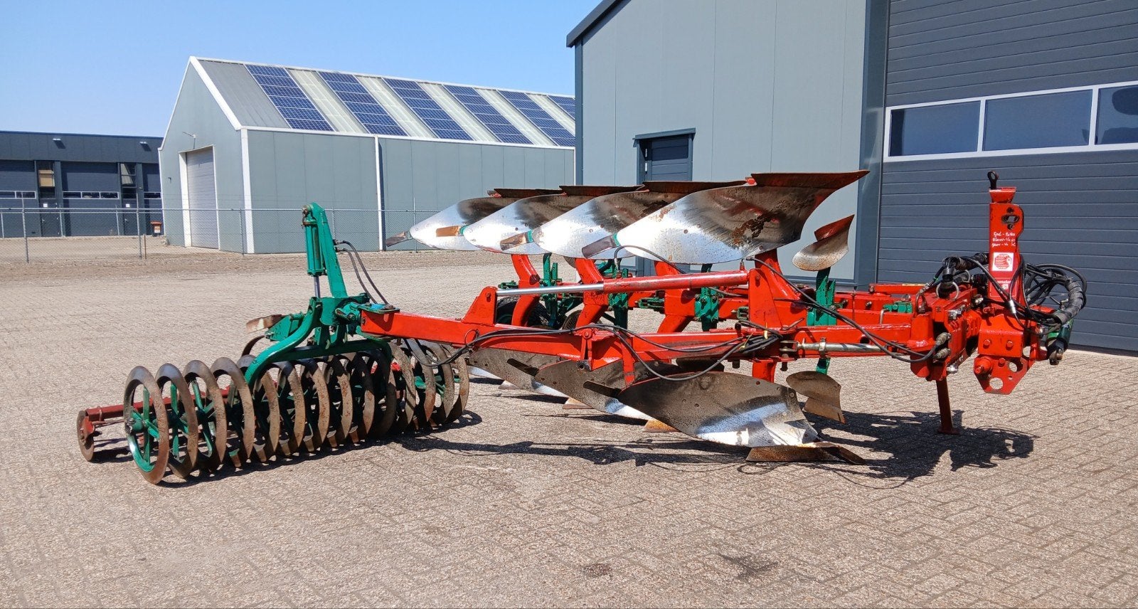 Kverneland EG 85 vario ploeg + vorenpakker Lemken Överum, Ophalen of Verzenden, Fruitteelt, Grondbewerking