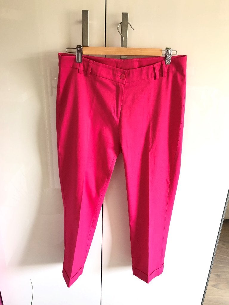 Roze broek, Kleding | Dames, Broeken en Pantalons, Ophalen of Verzenden, Zo goed als nieuw, Roze, Lang