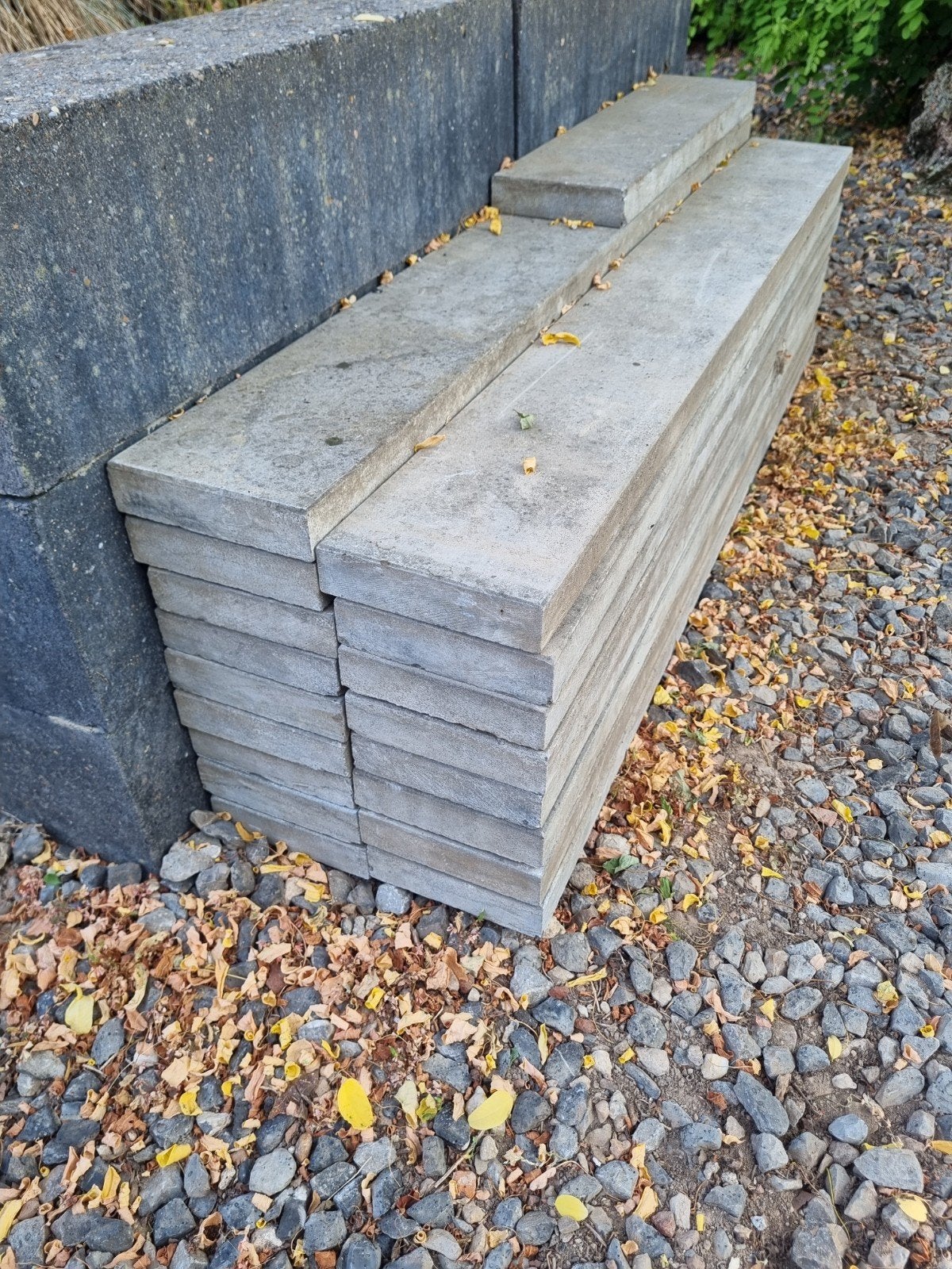 Natuursteen vijverrand, Ophalen