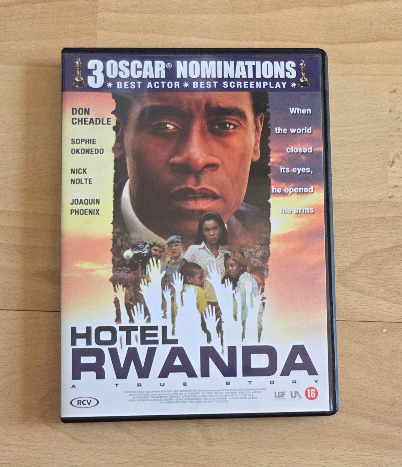 Hotel Rwanda, Vanaf 16 jaar, Ophalen of Verzenden, Zo goed als nieuw