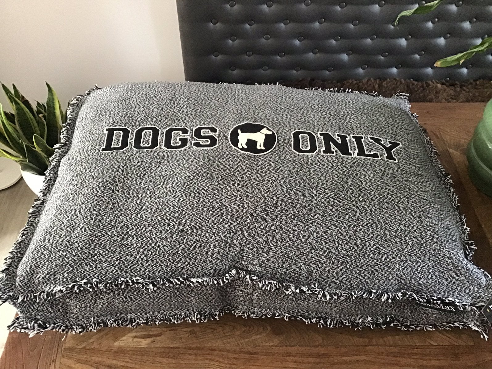 Nieuw Lex & Max Dogs Only Hondenkussen Boxbed  75x50x9 Grijs, Dieren en Toebehoren, Nieuw Lex & Max Dogs Only Hondenkussen Boxbed  75x50x9 Grijs