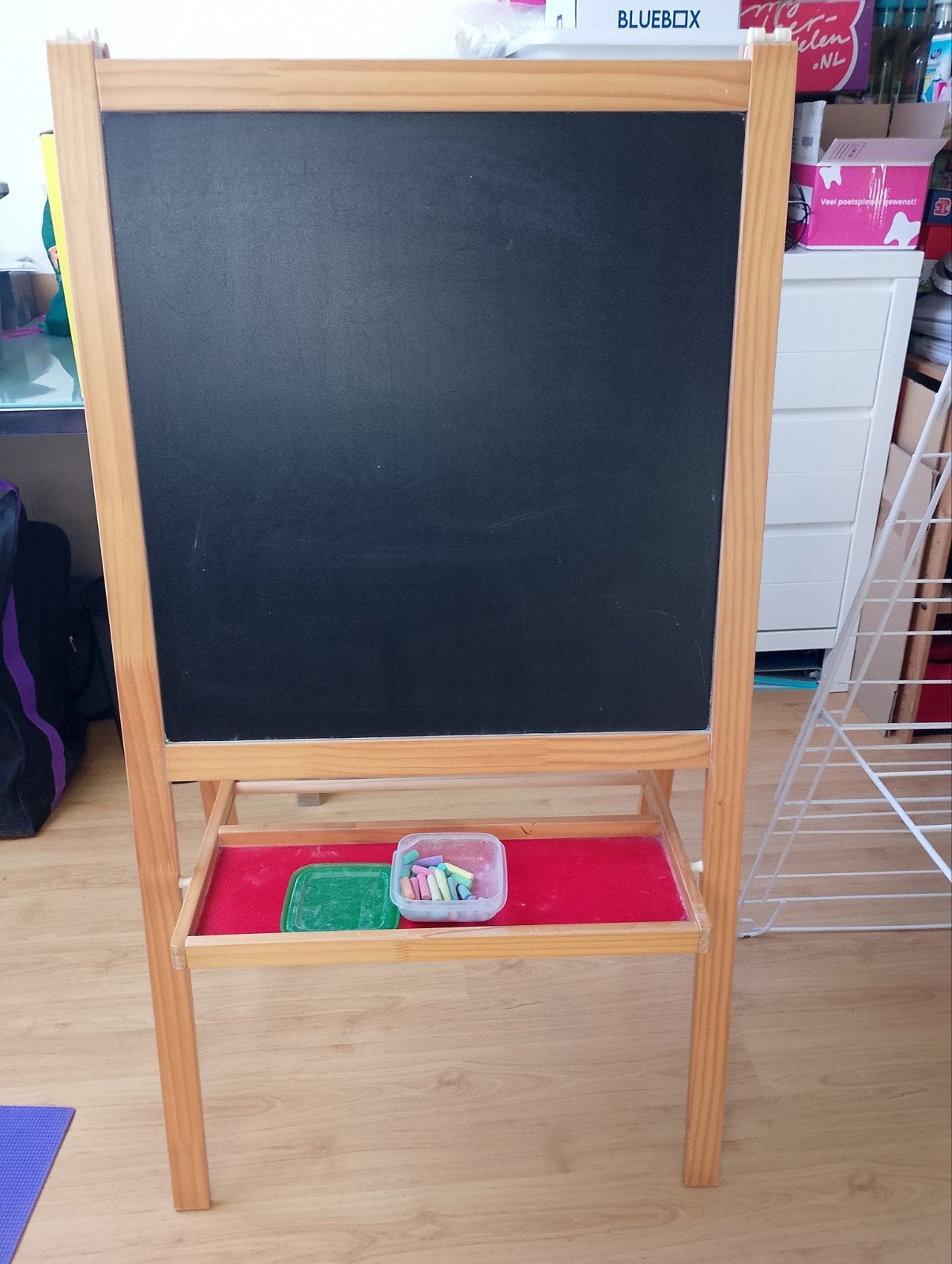 Ikea schoolbord dubbelzijdig, Kinderen en Baby's, Ophalen, Gebruikt