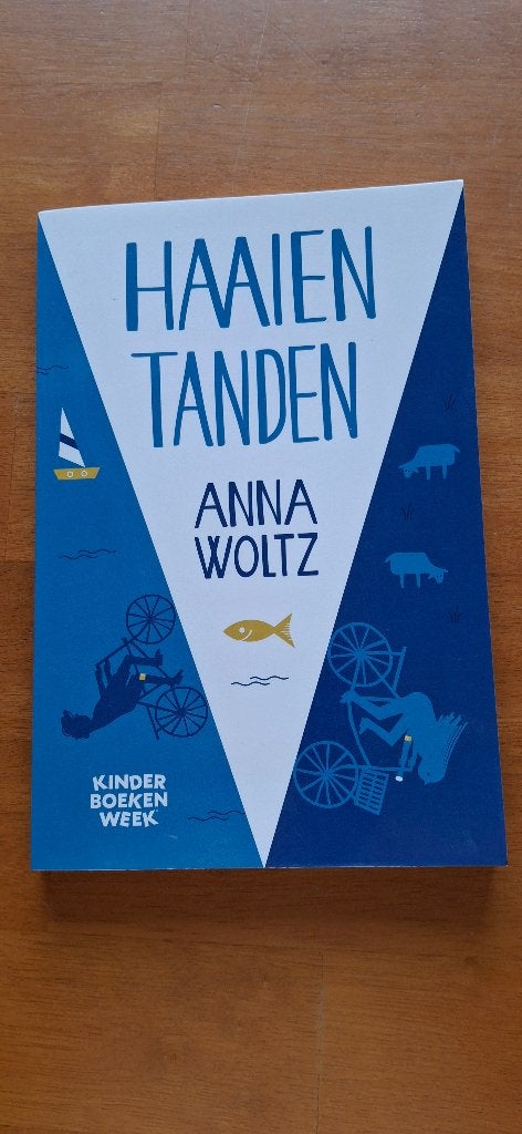 Haaien tanden - Anna Woltz  (kinderboeken week 2019), Anna Woltz, Ophalen of Verzenden, Zo goed als nieuw, Fictie