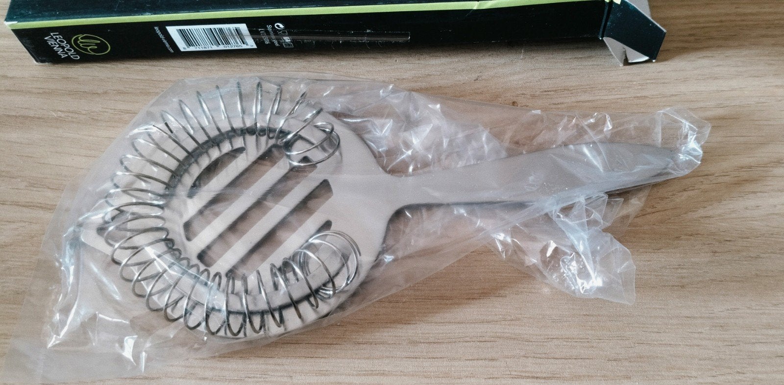 Leopold Vienna Bar Strainer - Cocktail Zeef, Overige typen, Verzenden, Metaal, Overige merken