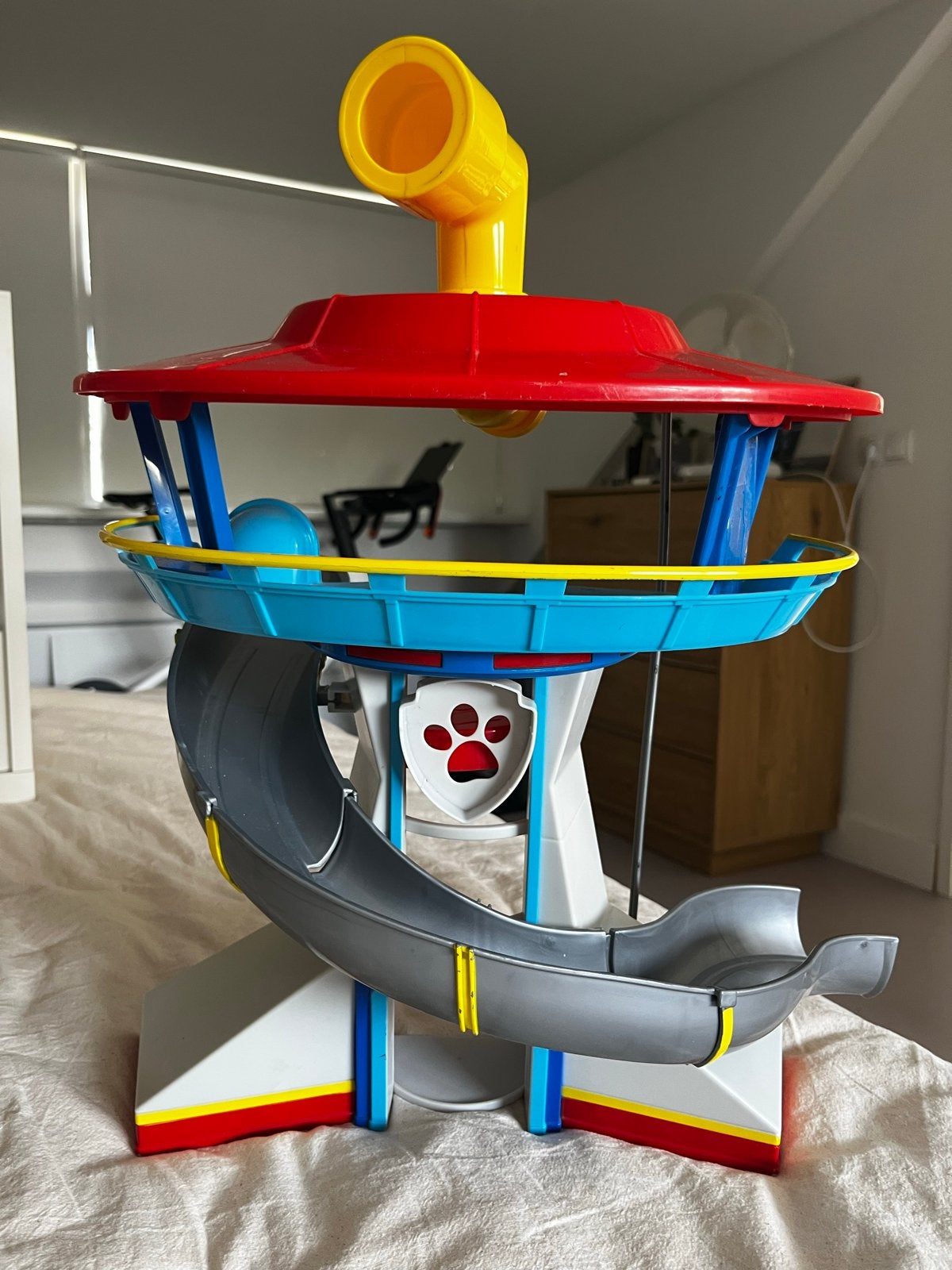 Paw Patrol set met uitkijktoren en diverse voertuigen, Ophalen, Gebruikt