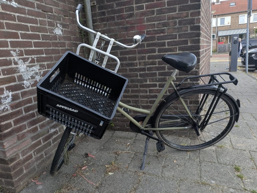 Stevige BSP Transportfiets met Krat – Ideale Stadsfiets!, 56 cm of meer, Ophalen, Gebruikt, Overige merken