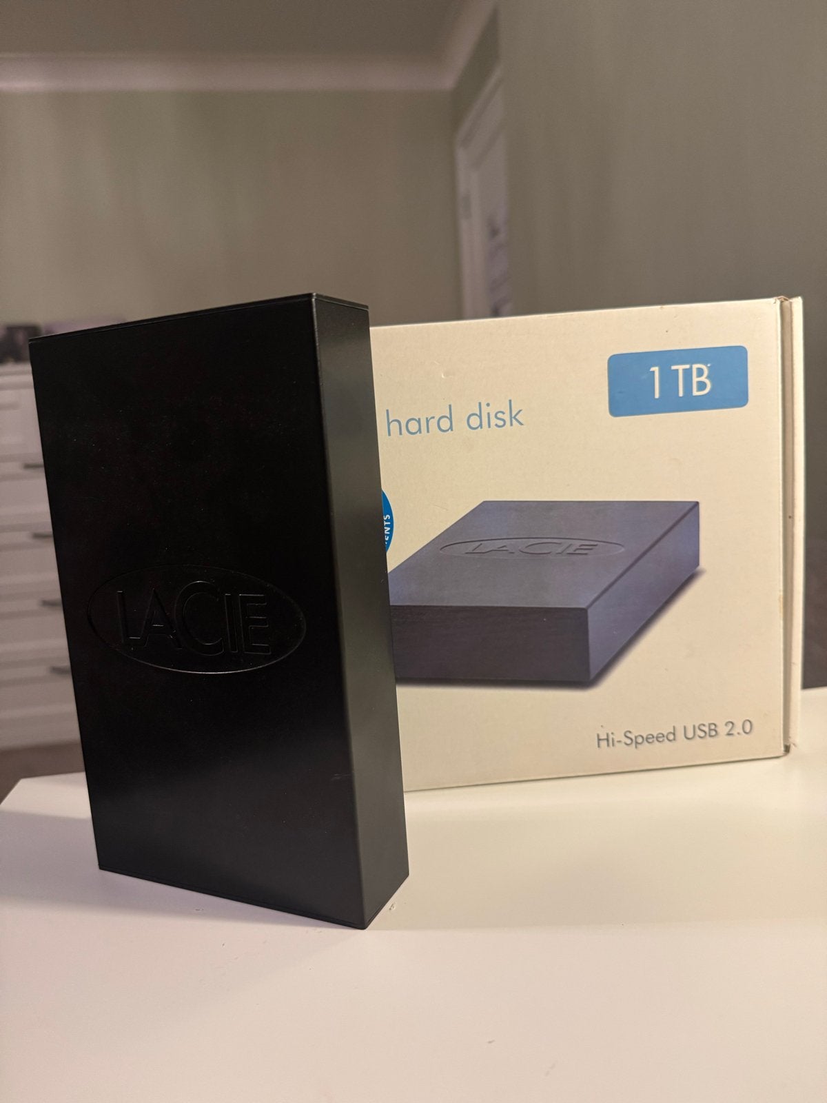 LaCie Desktop Hard Disk 1TB Hi-Speed USB 2.0, Computers en Software, Harde schijven, Ophalen, Gebruikt, HDD, Desktop