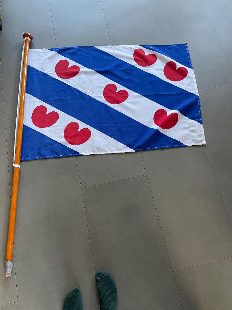 Boot vlag / Fryske flag, Watersport en Boten, Ophalen, Zo goed als nieuw, Overige typen